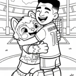 coloriage World Cup 2026 à imprimer pour enfant de 12 ans