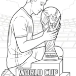 coloriage World Cup 2026 pour enfant gratuit