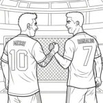 coloriage World Cup 2026 pour enfant de 7 ans