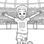 coloriage World Cup 2026 à imprimer pour enfant de 12 ans