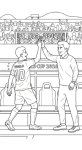 coloriage World Cup 2026 pour enfant a imprimer gratuit