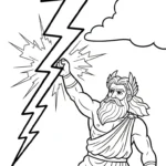 a imprimer coloriage Zeus gratuit