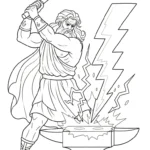 imprimer coloriage Zeus gratuit