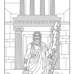 coloriage Zeus d