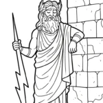 coloriage Zeus à imprimer gratuitement