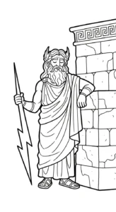 coloriage Zeus à imprimer gratuitement
