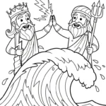 coloriage Zeus en ligne