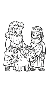 imprimer coloriage Zeus
