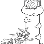 coloriage Zeus pour enfant de 5 ans