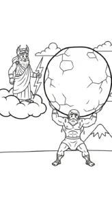 coloriage Zeus gratuit