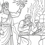 coloriage Zeus en ligne pour enfant