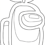 a imprimer coloriage Among Us gratuit