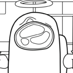 coloriage Among Us pour enfant de à imprimer