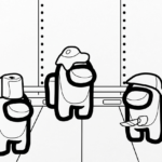 coloriage Among Us pour enfants à imprimer