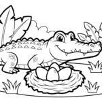 coloriage Crocodile en ligne