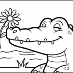 coloriage Crocodile gratuit
