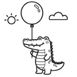 coloriage Crocodile et dessin a imprimer