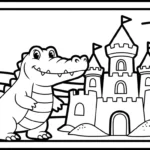 coloriage Crocodile à imprimer pour enfants