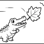 coloriage Crocodile a colorier en ligne