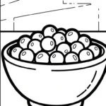 coloriage Legumes et decoupage