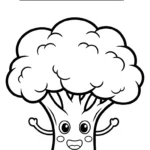 coloriage Legumes à imprimer pour enfant de 6 ans