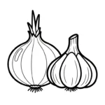 coloriage Legumes gratuit a imprimer