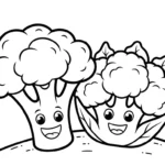 coloriage Legumes en ligne pour enfant