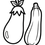 image de coloriage Legumes pour enfant