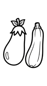 image de coloriage Legumes pour enfant