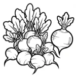 coloriage Legumes à imprimer pour enfant de 8 ans