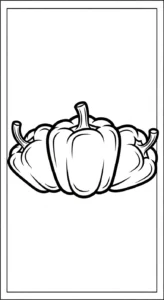coloriage Legumes et decoupage