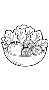 coloriage Legumes pour enfants a imprimer gratuit