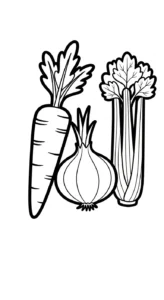 coloriage Legumes pour enfants