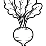 image pour coloriage Legumes enfant