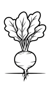 image pour coloriage Legumes enfant