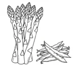 coloriage Legumes à imprimer pour enfant de 2 ans