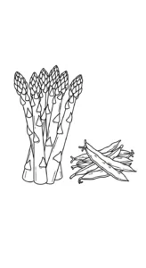 coloriage Legumes à imprimer pour enfant de 2 ans