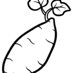 coloriage Legumes gratuit a imprimer