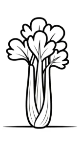 coloriage Legumes de pour enfants