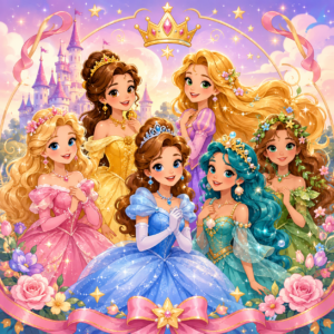 Tranh tô màu Princesse