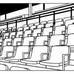 coloriage Stade a dessiner et imprimer