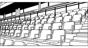 coloriage Stade a dessiner et imprimer
