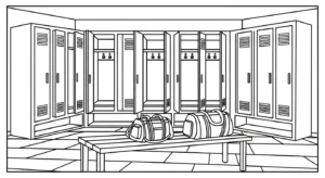 coloriage Stade à imprimer pour enfant de 12 ans
