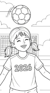 coloriage World Cup 2026 a imprimer gratuit