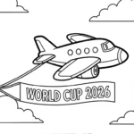 coloriage World Cup 2026 de pour enfants
