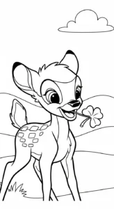 coloriage bambi updated gratuit en ligne