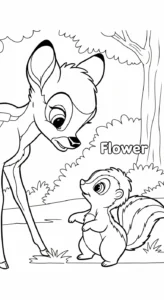 coloriage bambi updated a colorier en ligne