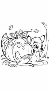 coloriage bambi updated à imprimer pour enfant de 6 ans