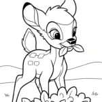 coloriage bambi updated gratuit en ligne
