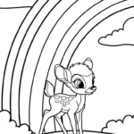 coloriage bambi updated à imprimer pour enfant de 9 ans